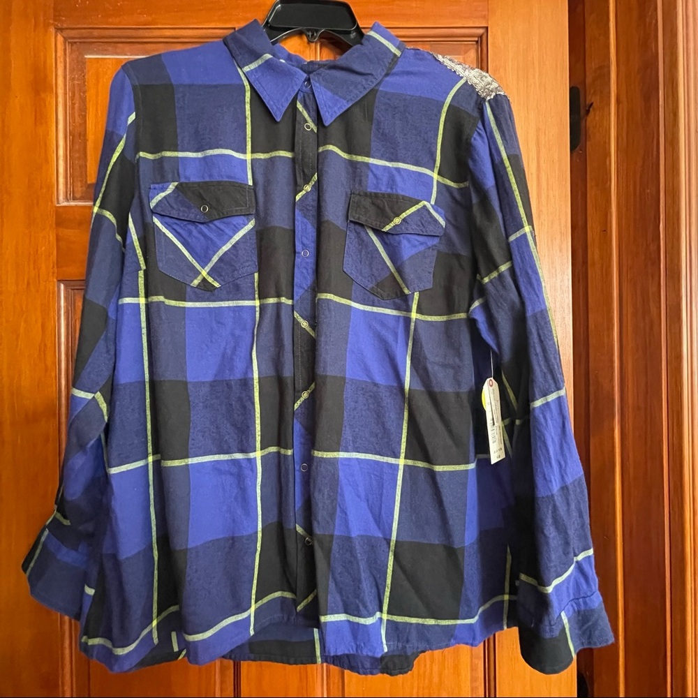 Sequin Flannel